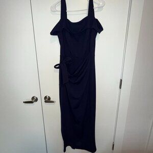 Long Formal Overlay Jumpsuit